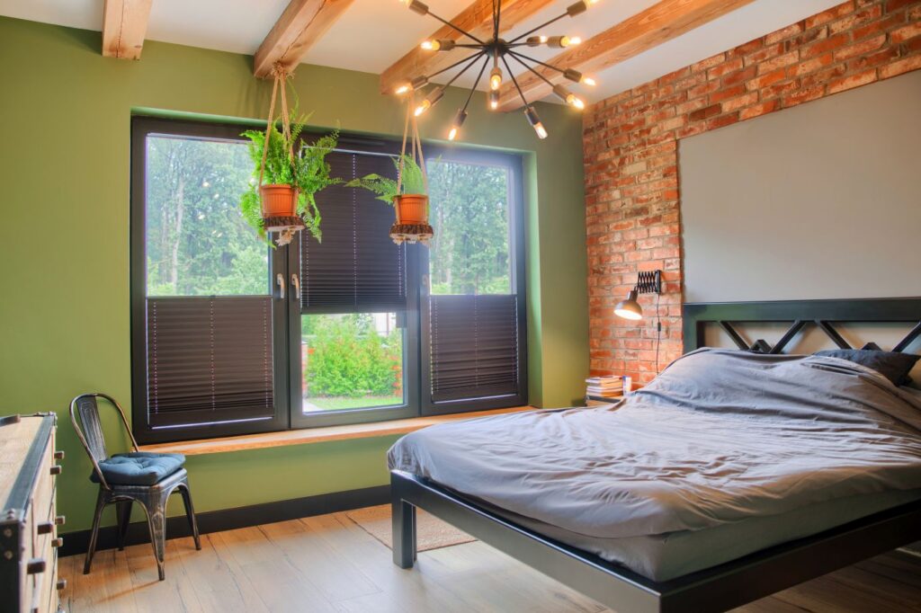 plisy, profil anoda, materiał zaciemniający typu Blackout, kolor ciemnoszary