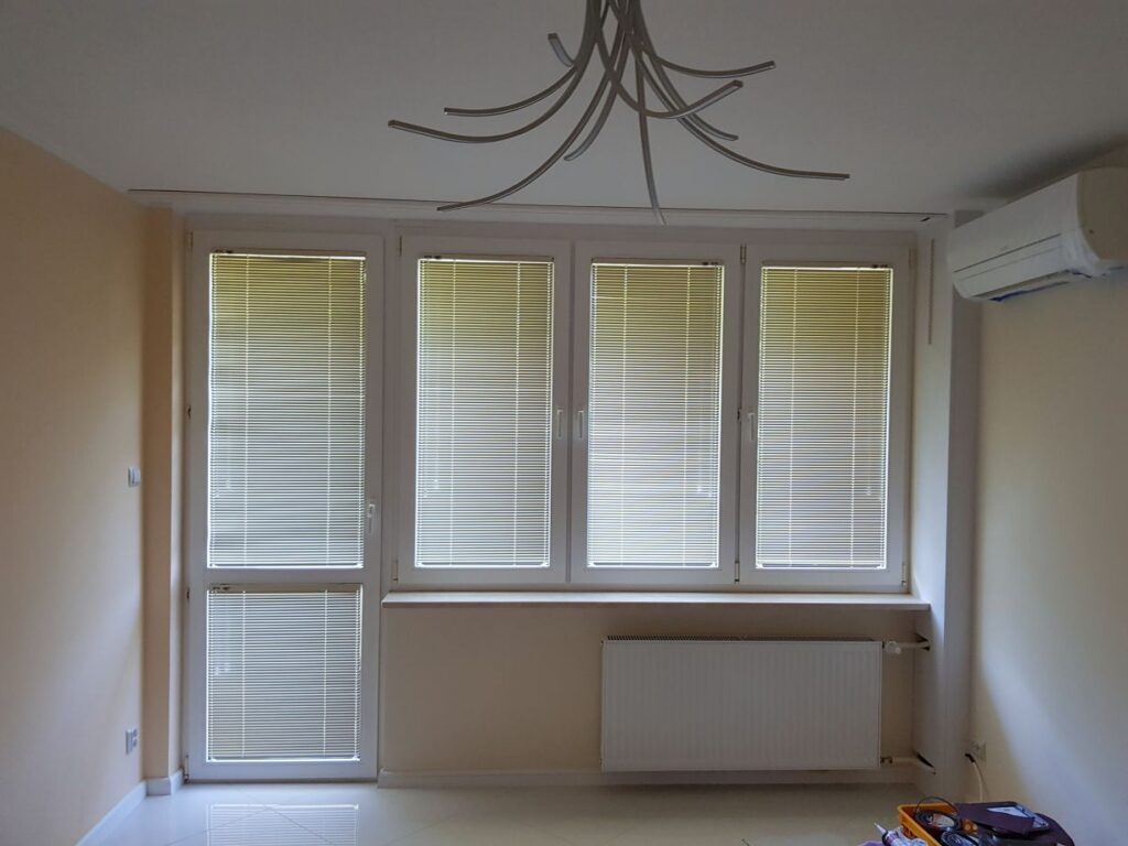 żaluzje aluminiowe 25mm,, kolor aluminiowy